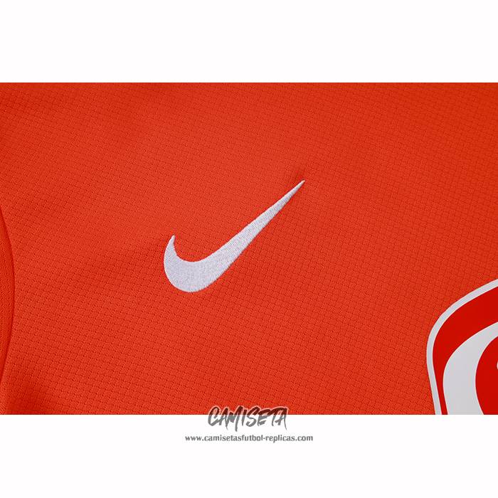 Chandal del Brasil 2025-2026 Manga Corta Naranja - Pantalon Corto